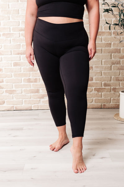 Somewhere to Start Leggings in Black-Athleisure-Authentically Radd Women's Online Boutique in Endwell, New York