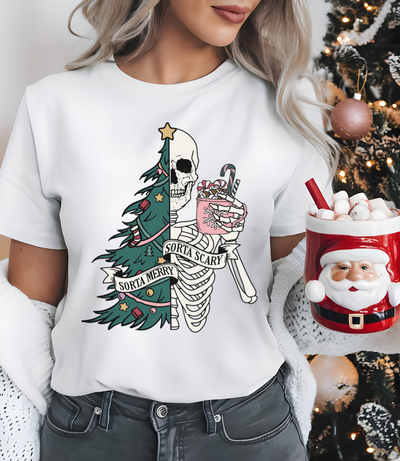 Sorta Merry Graphic Tee and Sweatshirt-Womens-Authentically Radd Women's Online Boutique in Endwell, New York