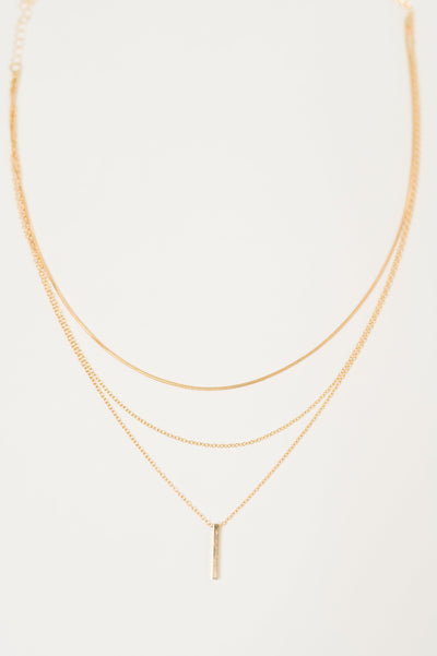 The Signature Set Layered Necklace Set in Gold-Womens-Authentically Radd Women's Online Boutique in Endwell, New York