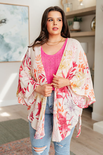 Vacay Season Bell Sleeve Kimono-Layers-Authentically Radd Women's Online Boutique in Endwell, New York
