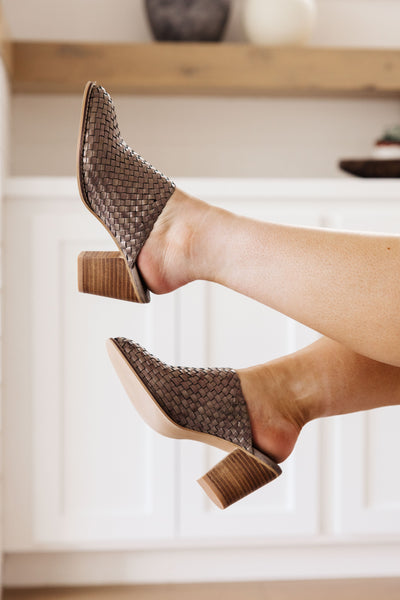 Walk With Me Woven Mules-Shoes-Authentically Radd Women's Online Boutique in Endwell, New York