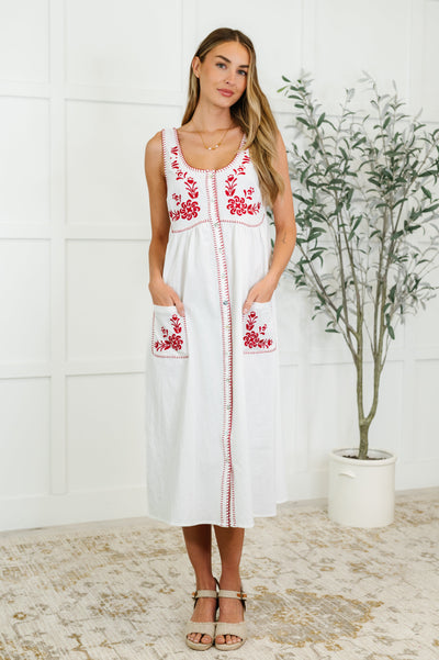 Whispering Petals Scoop Neck Dress-Womens-Authentically Radd Women's Online Boutique in Endwell, New York