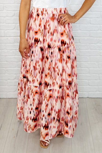 Words Fail Me Watercolor Print Maxi Skirt-Womens-Authentically Radd Women's Online Boutique in Endwell, New York