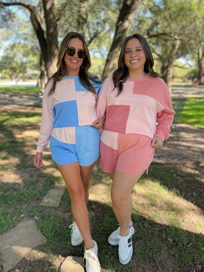 PREORDER: Cozy Up Colorblock Set in Two Colors-Womens-Authentically Radd Women's Online Boutique in Endwell, New York