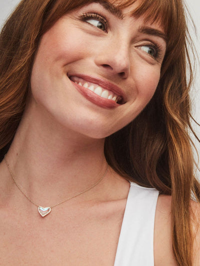 Heart Pendant Necklace-Authentically Radd Women's Online Boutique in Endwell, New York
