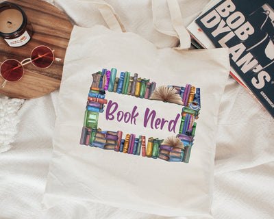 Book Nerd Tote-Authentically Radd Women's Online Boutique in Endwell, New York