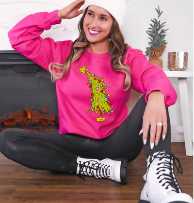 Cartoon Christmas Tree-Authentically Radd Women's Online Boutique in Endwell, New York