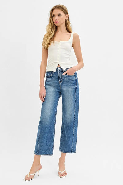 RISEN The Everyday Barrel Jean - Sizes 0-3x-Authentically Radd Women's Online Boutique in Endwell, New York