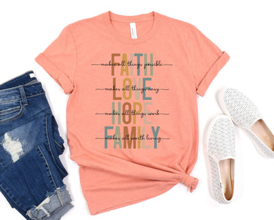 Faith Love Hope Family-Authentically Radd Women's Online Boutique in Endwell, New York