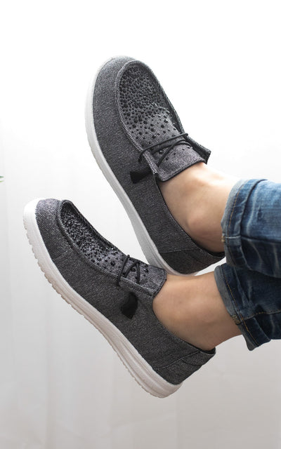 Maco Water Drop Sneaker in Black-Shoes-Authentically Radd Women's Online Boutique in Endwell, New York