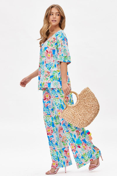 Dear Scarlett Cabana Set in Floral Royal-Womens-Authentically Radd Women's Online Boutique in Endwell, New York