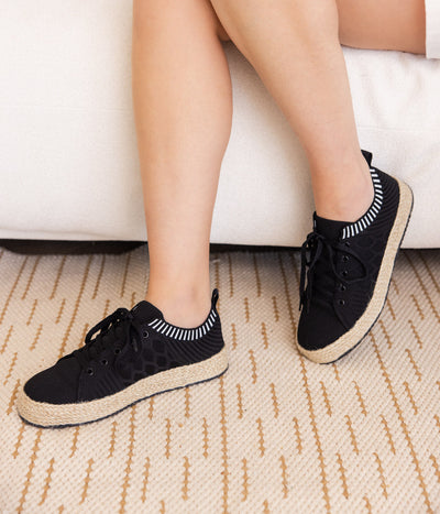 Yaras Sneakers in Black-Shoes-Authentically Radd Women's Online Boutique in Endwell, New York