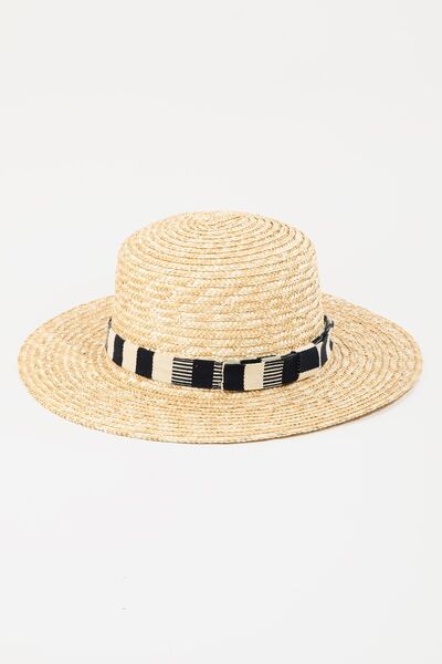Fame Strap Wide Brim Straw Hat-Authentically Radd Women's Online Boutique in Endwell, New York