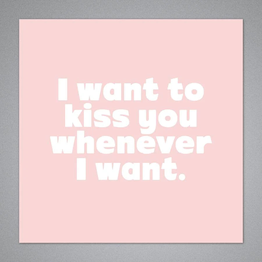 I Want To Kiss You Card-Authentically Radd Women's Online Boutique in Endwell, New York