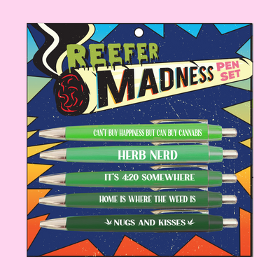 Reefer Madness Pen Set-Pen-Authentically Radd Women's Online Boutique in Endwell, New York