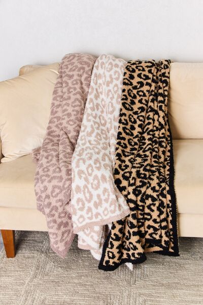 Comfy luxe leopard blanket in 3 colors-Authentically Radd Women's Online Boutique in Endwell, New York