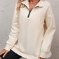Zip-Up Dropped Shoulder Sweatshirt-Authentically Radd Women's Online Boutique in Endwell, New York