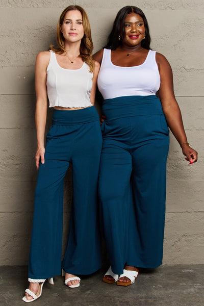My Best Wish High Waisted Palazzo Pants-Authentically Radd Women's Online Boutique in Endwell, New York