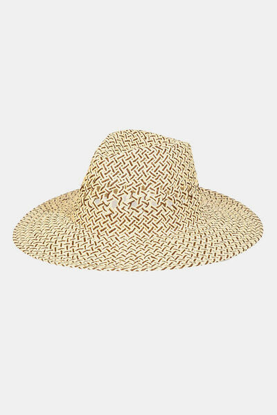 Fame Cutout Woven Straw Hat-Authentically Radd Women's Online Boutique in Endwell, New York