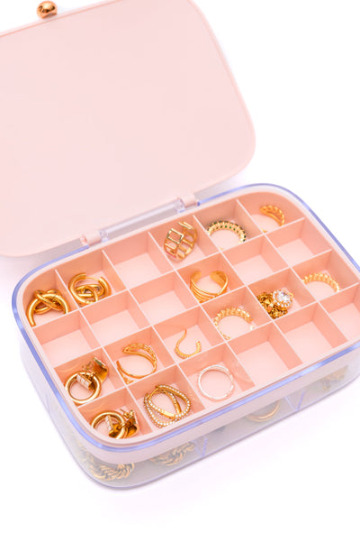 All Sorted Out Jewelry Storage Case in Pink-Womens-Authentically Radd Women's Online Boutique in Endwell, New York