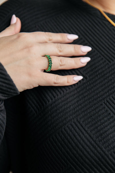 Green With Envy Ring-Accessories-Authentically Radd Women's Online Boutique in Endwell, New York