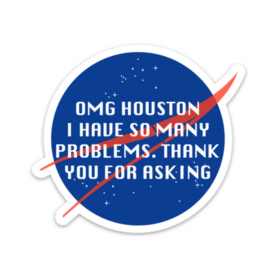 OMG Houston Sticker-sticker-Authentically Radd Women's Online Boutique in Endwell, New York