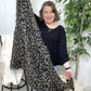 Black and Taupe Leopard Print Blanket Scarf-Authentically Radd Women's Online Boutique in Endwell, New York
