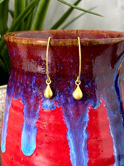 Marquis Droplet Earrings in Gold-Accessories-Authentically Radd Women's Online Boutique in Endwell, New York