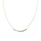 Curved Bar Necklace in Sterling Silver-Accessories-Authentically Radd Women's Online Boutique in Endwell, New York