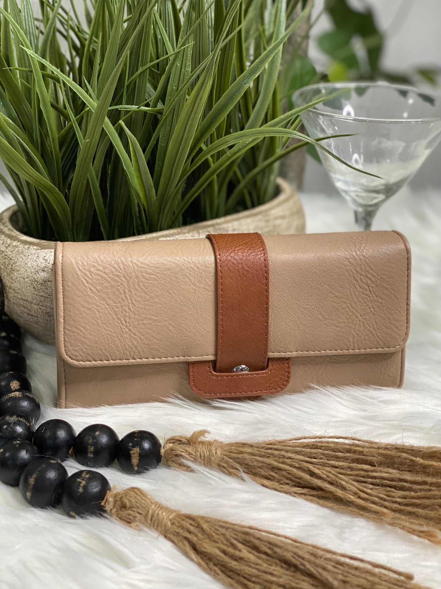 Michelle Crossbody in Taupe-Authentically Radd Women's Online Boutique in Endwell, New York