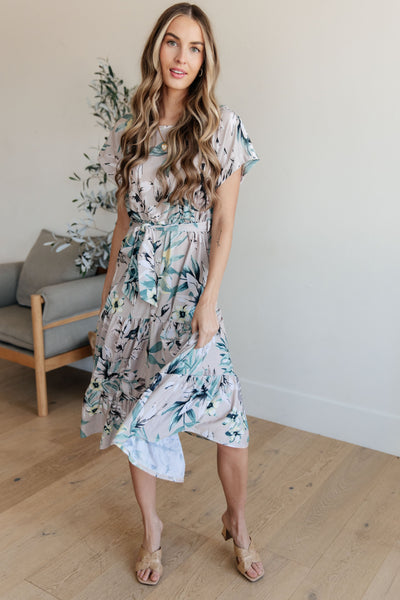Into the Night Dolman Sleeve Floral Dress-Womens-Authentically Radd Women's Online Boutique in Endwell, New York