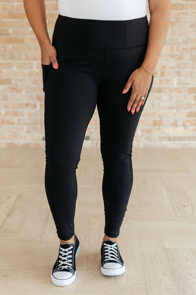 Running Up That Hill Side Panel Leggings-Athleisure-Authentically Radd Women's Online Boutique in Endwell, New York