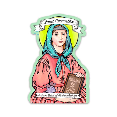 Saint Farewellia Sticker-sticker-Authentically Radd Women's Online Boutique in Endwell, New York