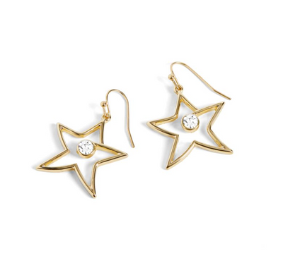 Gold Star earrings-Accessories-Authentically Radd Women's Online Boutique in Endwell, New York