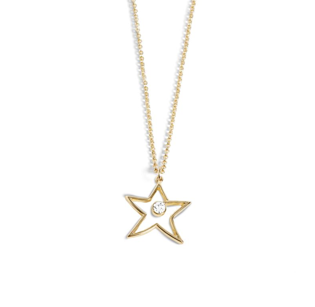 Gold Star Necklace-Accessories-Authentically Radd Women's Online Boutique in Endwell, New York