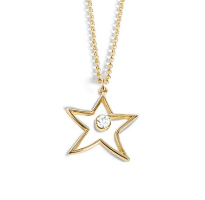 Gold Star Necklace-Accessories-Authentically Radd Women's Online Boutique in Endwell, New York