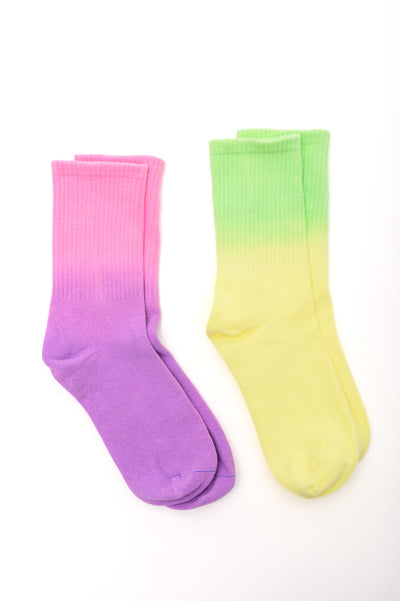 Sweet Socks Ombre Tie Dye-Accessories-Authentically Radd Women's Online Boutique in Endwell, New York