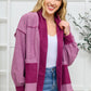 Two Hearts Jacket In Plum-Womens-Authentically Radd Women's Online Boutique in Endwell, New York