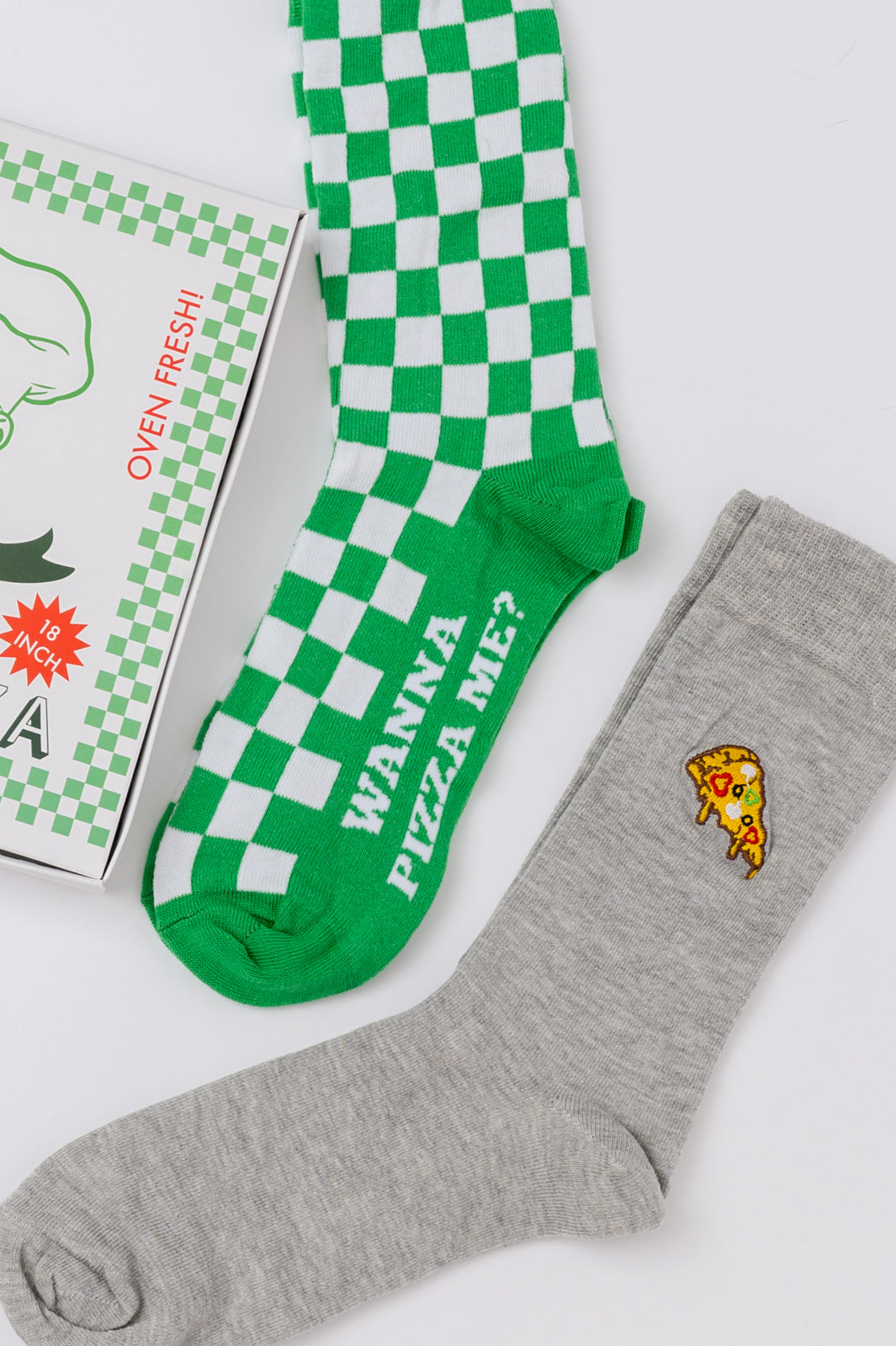 Veggie Pizza Sock Set-Womens-Authentically Radd Women's Online Boutique in Endwell, New York