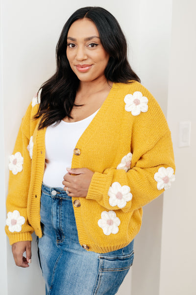 You're Enough Floral Cardigan-Womens-Authentically Radd Women's Online Boutique in Endwell, New York