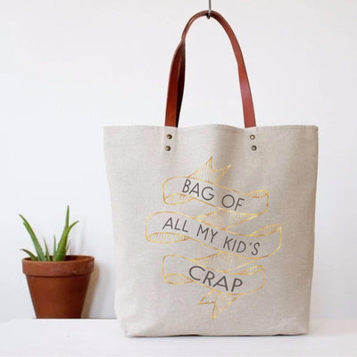 Bag Of All My Kid's Crap Tote Bag-Tote Bag-Authentically Radd Women's Online Boutique in Endwell, New York