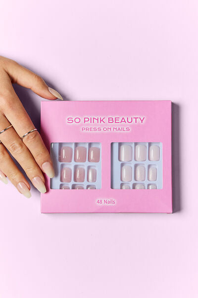 SO PINK BEAUTY Press On Nails 2 Packs-Authentically Radd Women's Online Boutique in Endwell, New York