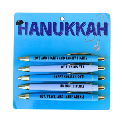 Hanukkah Pen Set-Pen Set-Authentically Radd Women's Online Boutique in Endwell, New York
