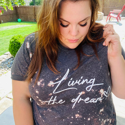 Living the Dream Tee-Authentically Radd Women's Online Boutique in Endwell, New York