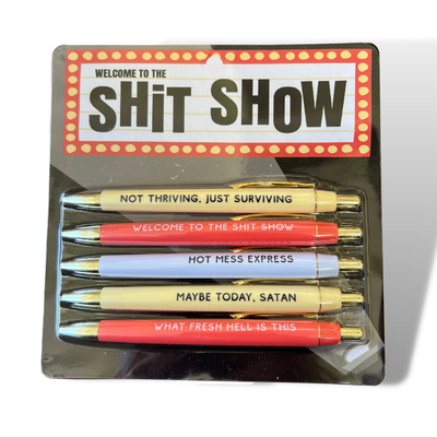 Shit Show Pen Set-Pens-Authentically Radd Women's Online Boutique in Endwell, New York